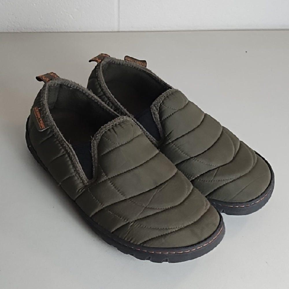 Ozark Trail Green Slip-On Loafers with Quilted Design Soft Padded Interior